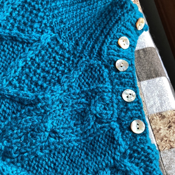 Hand Knit Wool Sweater - Picture 9 of 10